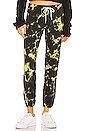 view 1 of 4 Vintage Sweats With Black Out Tie Dye in Citron