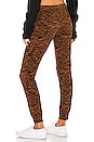 view 3 of 4 Zebra Girlfriend Sweats in Caramel