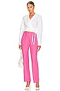 view 4 of 4 Cotton Twill Patch Pocket Pant in Rose Bud