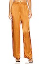 view 1 of 4 Silky Pants in Golden Brown