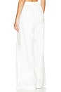 view 3 of 4 Linen Wide Leg Pant in Pearl