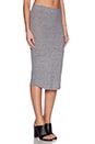 view 2 of 3 Granite Jersey Pencil Skirt in Granite