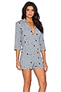 view 2 of 4 Star Romper in Dusty Blue