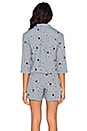 view 3 of 4 Star Romper in Dusty Blue