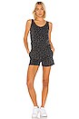 view 1 of 3 X REVOLVE Leopard Tank Romper in Vintage Black