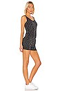 view 2 of 3 X REVOLVE Leopard Tank Romper in Vintage Black