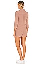 view 3 of 3 Zip Up Romper in Taupe
