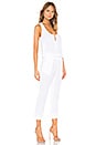 view 2 of 3 Crepe Jumpsuit in White