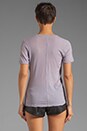 view 2 of 3 Tissue V Neck Tee in Purple Haze