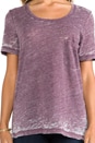 view 4 of 5 Vintage Burn Out Tee in Vamp