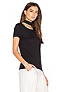 view 2 of 4 Choker Tee in Black