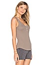 view 2 of 4 Baseball Hem Rib Tank in Ash Green