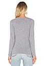 view 3 of 4 Jersey Long Sleeve V Neck Tee in Granite