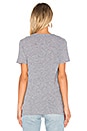 view 3 of 4 Oversized V Neck Tee in Granite