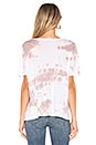 view 4 of 4 Oversized Crew Cloud Tie Dye Tee in Dusty Rose