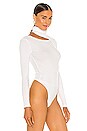 view 3 of 5 Turtleneck Bodysuit in White