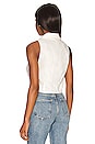 view 3 of 4 POLO LINEN HALTER in White