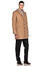 view 3 of 4 Magnus Coat in Camel