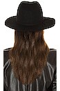 view 2 of 3 Amelia Wool Felt Hat in Black & Black