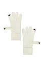 view 2 of 2 Cable Knit Touch Screen Glove in Ivory
