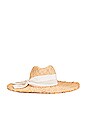 view 4 of 4 Poppy Sunhat in Natural & Ivory