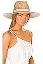 view 1 of 3 Go To Continental Hat in Natural & Ivory