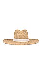 view 3 of 3 Go To Continental Hat in Natural & Ivory