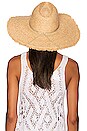 view 2 of 3 Coverup Sunhat in Natural & Metallic Gold