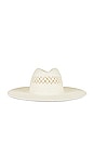 view 3 of 3 Luxe Packable Sun Hat in Bleach