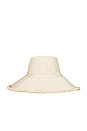 view 2 of 3 Packable Sunhat in Solid Natural