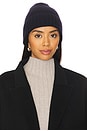 view 1 of 3 Classic Cashmere Slouch Hat in Navy