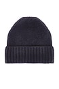 view 2 of 3 Classic Cashmere Slouch Hat in Navy