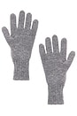 view 2 of 2 Cashmere Gloves in Steel Grey