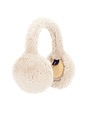 view 3 of 3 Faux Fur Earmuff in Natural
