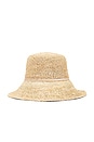 view 2 of 3 Betty Crochet Bucket Hat in Natural