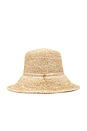 view 3 of 3 Betty Crochet Bucket Hat in Natural