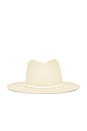 view 2 of 4 Classic Travel Hat in Natural & White