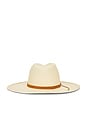 view 3 of 3 Xl Jill Panama Hat in Natural & Tobacco