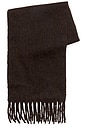 view 1 of 2 Cozy Solid Scarf in Deep Chocolate