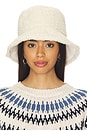 view 1 of 4 Reversible Sherpa Bucket Hat in Natural