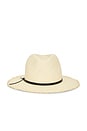view 1 of 3 CHAPEAU FEDORA JILL in Natural & Black