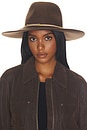 view 1 of 4 Mountain Cowgirl Hat in Chocolate