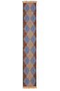 view 4 of 4 ÉCHARPE ARGYLE  in Brown & Blue