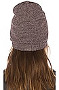 view 2 of 3 Sparkle Beanie in Black & Mauve