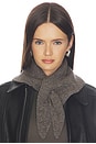 view 1 of 3 Triangle Knit Scarf in Grey