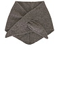 view 2 of 3 Triangle Knit Scarf in Grey