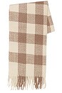 view 2 of 3 Foundry Check Scarf in Ivory Combo