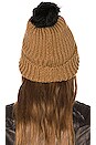 view 2 of 5 Tonal Pom Beanie in Tobacco