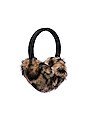 view 3 of 4 Luxe Knit Rabbit Earmuffs in Leopard