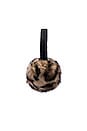 view 4 of 4 Luxe Knit Rabbit Earmuffs in Leopard